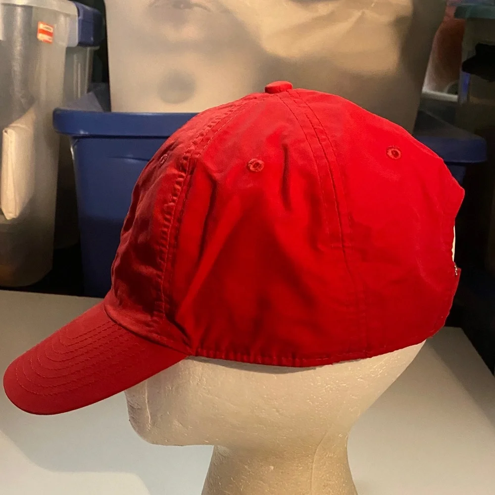 Air Jordan Men’s Adjustable Red Baseball Cap Hat - Picture 4 of 5